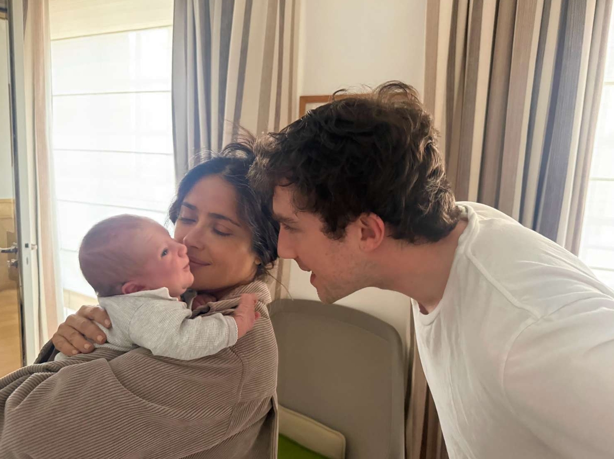 Salma Hayek Embraces Grandmotherhood as François Pinault Jr. Welcomes First Child | Wikibash